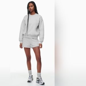 TNA Sweatfleece Mini Short Grey Size S